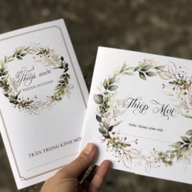 Thiệp Mời - Thư Mời Phong Cách Đẹp Mắt